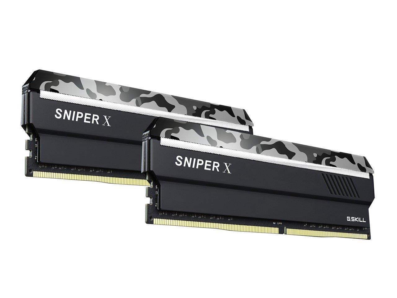 G.SKILL F4-3200C16D-16GSXWB Sniper X Series 16GB (2 x 8GB) 288-Pin PC4-25600/DDR4 3200 MHz Desktop Memory