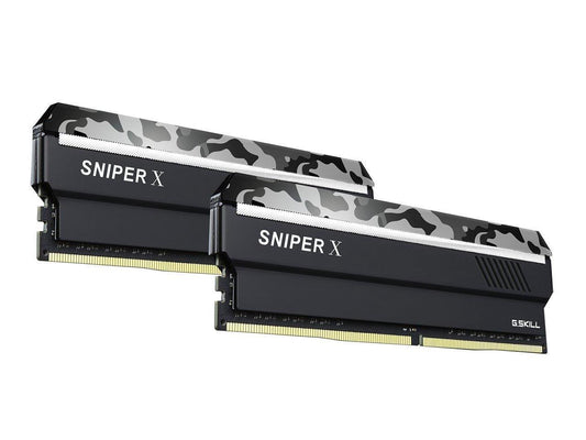 G.SKILL F4-3200C16D-16GSXWB Sniper X Series 16GB (2 x 8GB) 288-Pin PC4-25600/DDR4 3200 MHz Desktop Memory