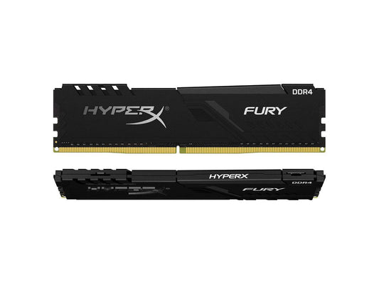 HyperX FURY - DDR4 - 32 GB: 2 x 16 GB - DIMM 288-pin - 3733 MHz / PC4-29800 - CL19 - 1.35 V - unbuffered - non-ECC - bla