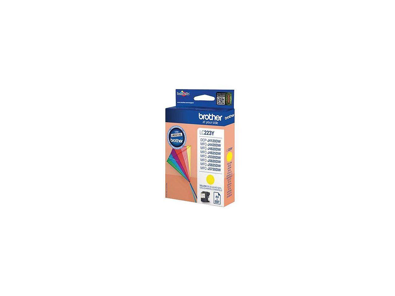 Brother LC-223Y Ink cartridge yellow, 550 pages, 6ml