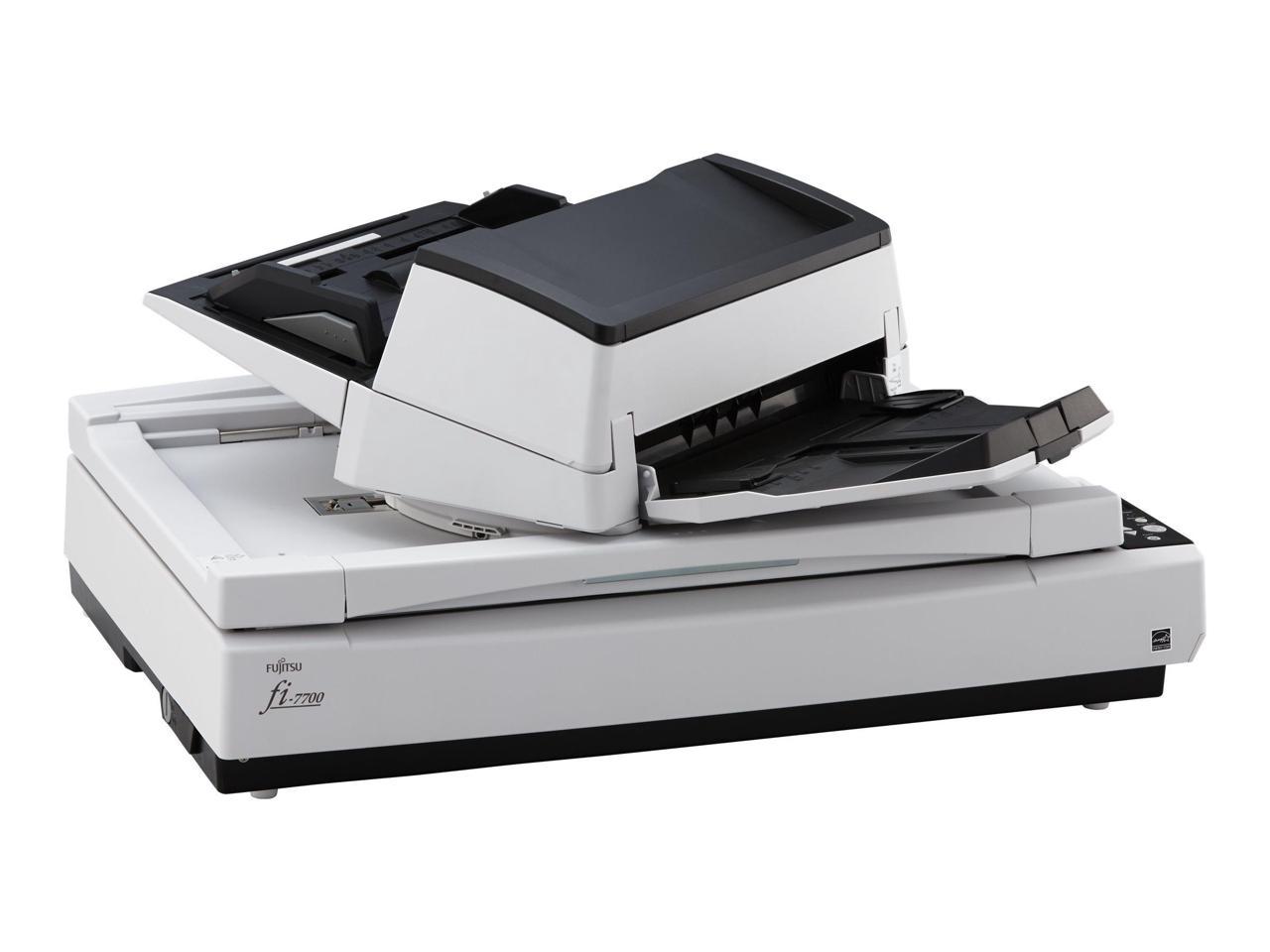 Fujitsu fi-7700 PA03740-B005 Duplex 600 DPI x 600 DPI Production-class ADF + Flatbed document scanner