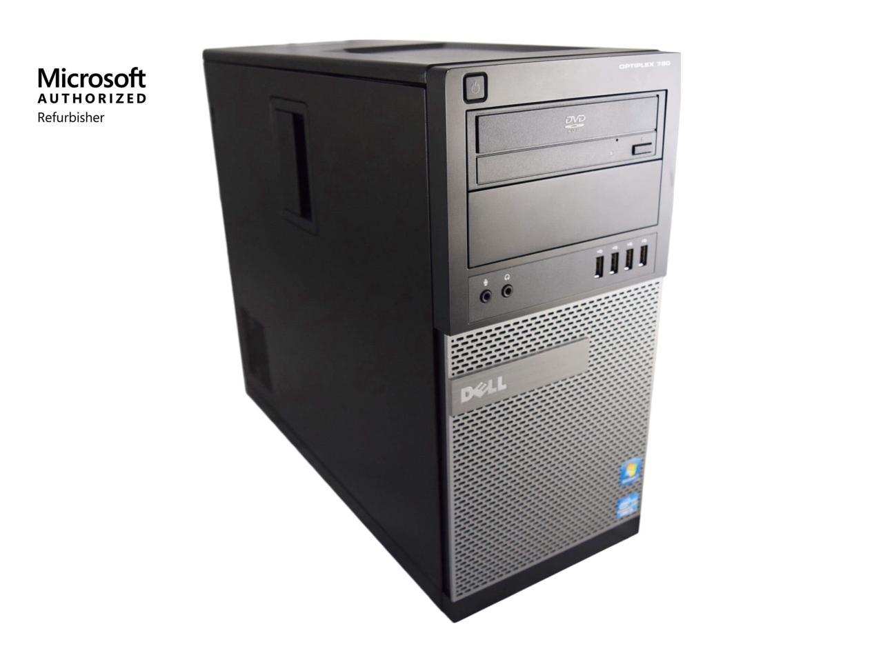 Dell Optiplex 790 MT PC - Intel Core i5 2400 2nd Gen 3.1 GHz 8GB 250GB HDD DVD-RW Windows 10 Pro 64-Bit