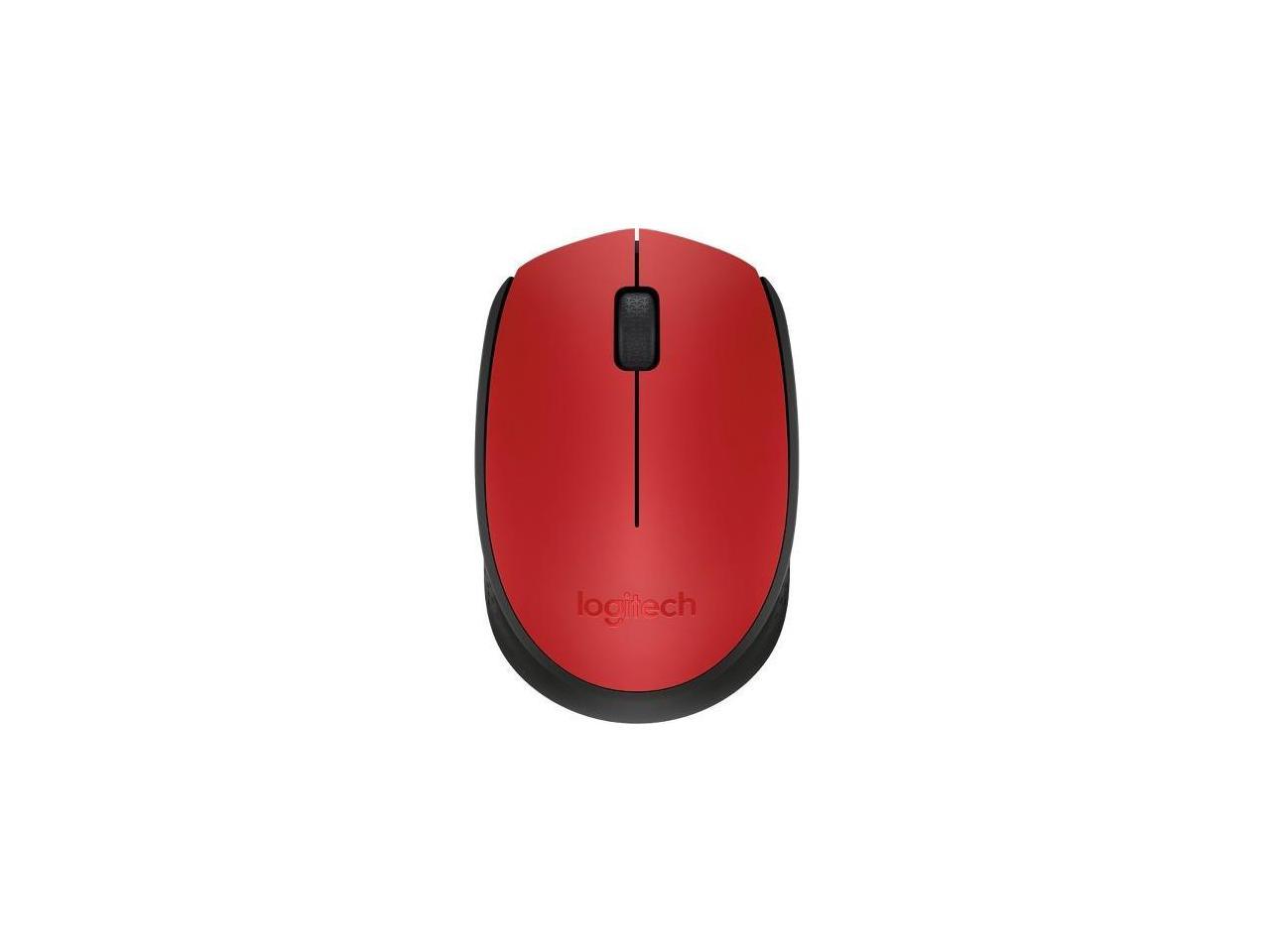 Logitech M170 910-004941 Red 1 x Wheel USB RF Wireless Optical 1000 dpi Mouse
