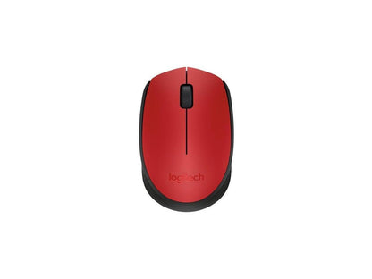 Logitech M170 910-004941 Red 1 x Wheel USB RF Wireless Optical 1000 dpi Mouse