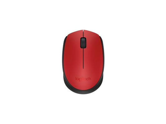 Logitech M170 910-004941 Red 1 x Wheel USB RF Wireless Optical 1000 dpi Mouse