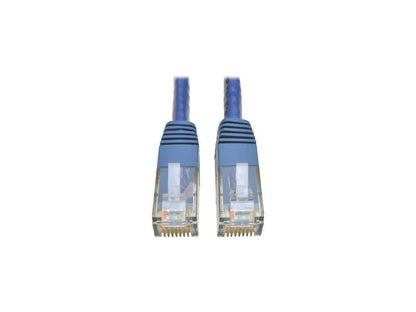 Tripp Lite Cat6 Gigabit Molded Patch Cable, 14 ft. RJ45 (M/M), 550MHz 24 AWG Blue 14' (N200-014-BL)