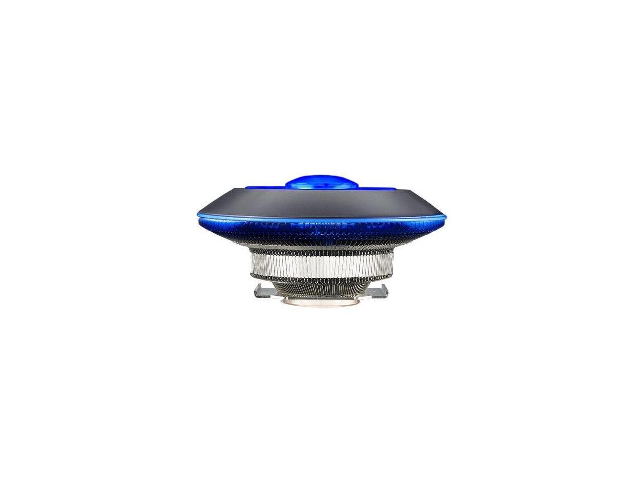 Cooler Master MasterAir G100M RGB Top Down Low Profile Mini ITX CPU Air Cooler, Copper Heat Column Base, Aluminum Fins, 92mm RGB Ring Fan, RGB Lighting for AMD Ryzen/Intel LGA1200/1151