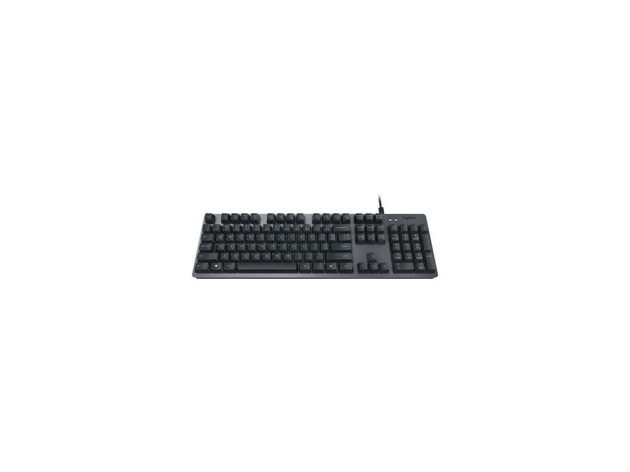 Logitech K840 Mechanical Keyboard with Romer G mechanical Switches for PC