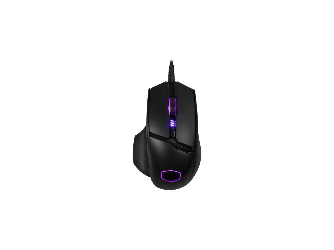 Cooler Master MM830 Gaming Mouse with 24, 000 DPI Sensor, Hidden D-Pad Buttons, 4-Zone RGB, and Precision Wheel