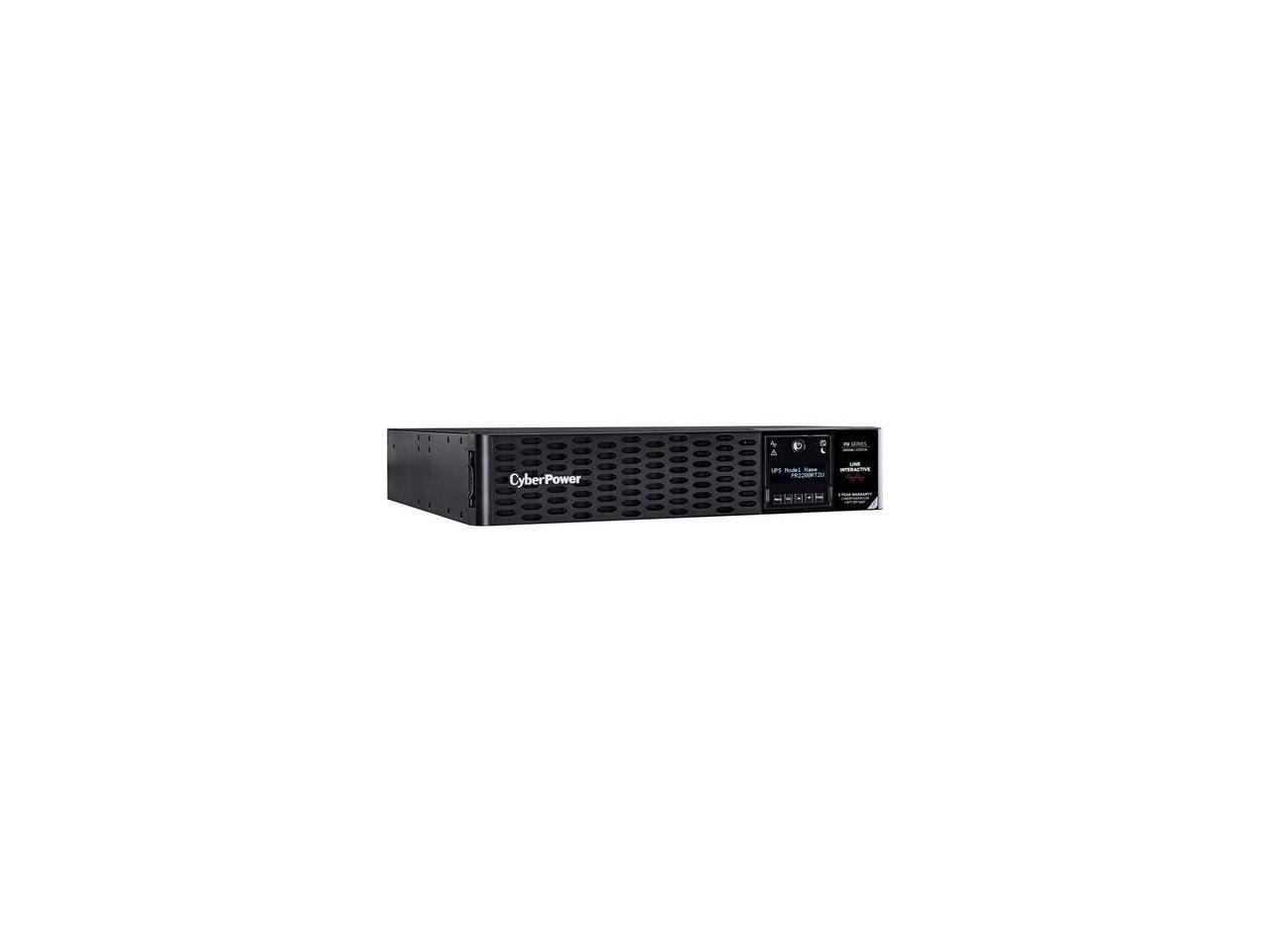 CYBERPOWER SYSTEMS (USA), INC. PR2200RT2U SINE WAVE, 2U RACK/TOWER, 8 X NEMA 5-20R, NEMA L5-30P W/10FT CORD, USB, SERI