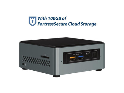 Intel NUC 7 Home NUC7i5BNKP Desktop Computer - Intel Core i5 (7th Gen) i5-7260U 2.20 GHz - 8 GB DDR4 SDRAM - 256 GB NVMe SSD - Windows 10 Home 64-bit - Mini PC