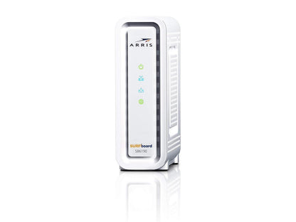 ARRIS SURFboard (32x8) DOCSIS 3.0 Cable Modem, 1.4 Gbps Max Speed, Certified for Comcast Xfinity, Spectrum, Cox, Cablevision & more (SB6190 White)