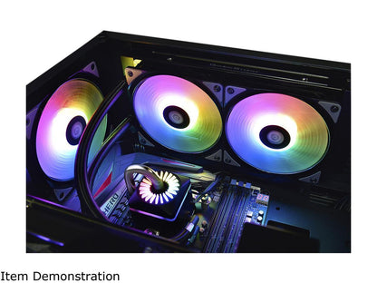 DEEPCOOL GAMERSTORM CAPTAIN 240PRO V2, Addressable RGB AIO Liquid CPU Cooler, 240mm Radiator,Anti-Leak Technology Inside, Cable Controller and 5V ADD RGB 3-Pin Motherboard Control, TR4/AM4 Compatible