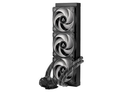 ARCTIC Liquid Freezer II 360 RGB - Multi-Compatible All-in-one CPU AIO Water Cooler with RGB, Compatible with Intel & AMD, efficient PWM-Controlled Pump, Fan Speed: 200-1800 RPM - Black (ACFRE00097A)