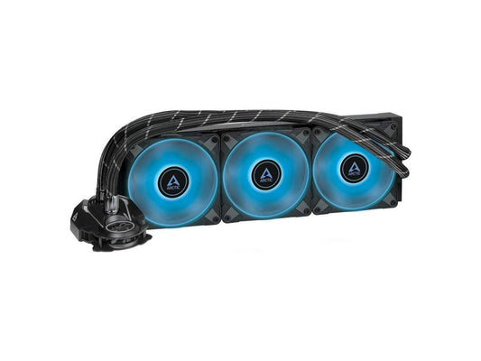 ARCTIC Liquid Freezer II 360 RGB - Multi-Compatible All-in-one CPU AIO Water Cooler with RGB, Compatible with Intel & AMD, efficient PWM-Controlled Pump, Fan Speed: 200-1800 RPM - Black (ACFRE00097A)