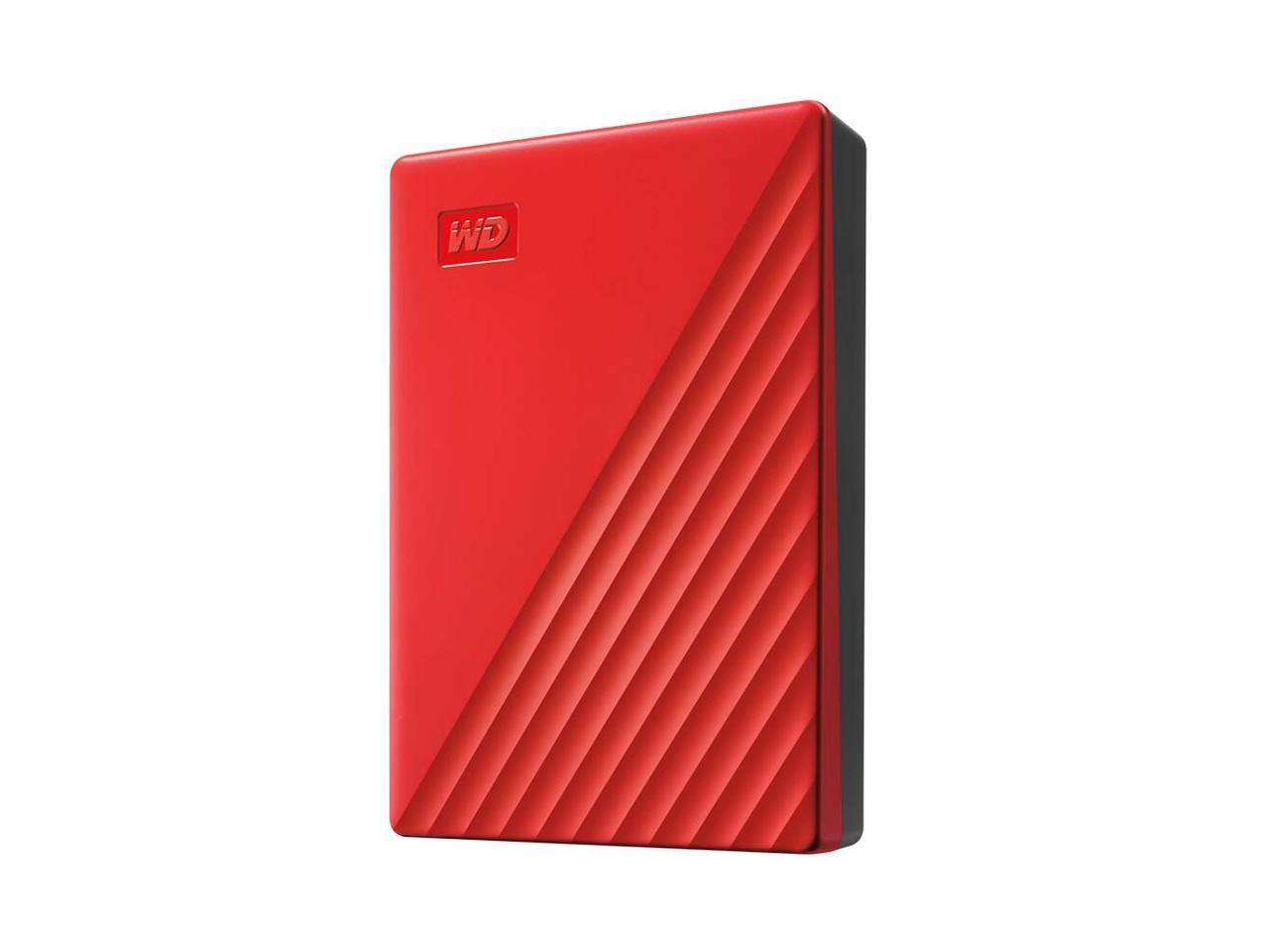 WD 5TB My Passport Portable Storage USB 3.2 Gen 1 - Red - WDBPKJ0050BRD-WESN