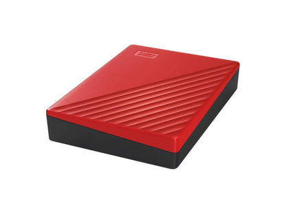 WD 1TB My Passport Portable Storage USB 3.2 Gen 1 - Red - WDBYVG0010BRD-WESN