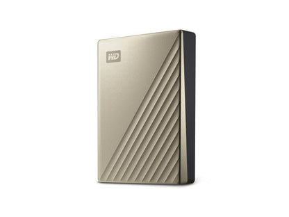 WD 4TB My Passport Ultra Portable Storage External Hard Drive USB-CÂ Gold WDBFTM0040BGD-CESN