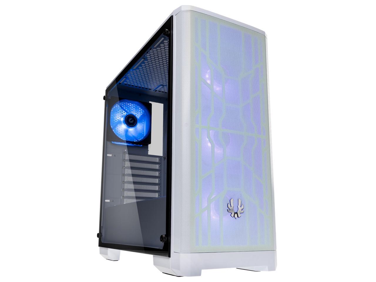 BitFenix Nova Mesh TG White Case RGB Edition BFC-NVM-300-WWGKW-4R EATX/ATX/Micro ATX/Mini ITX Tempered Glass/AURA SYNC