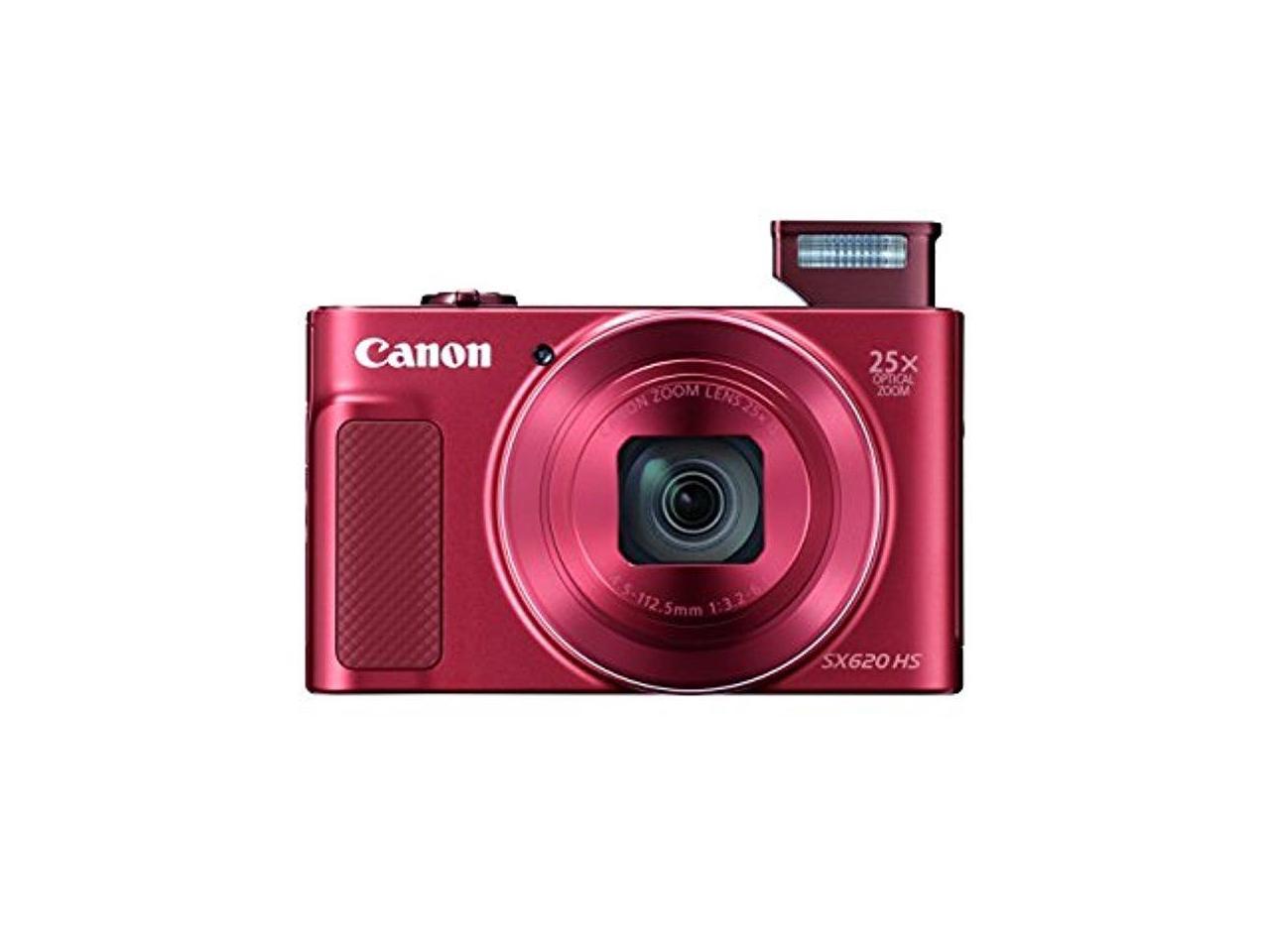 Canon PowerShot SX620 HS Digital Camera (Red)