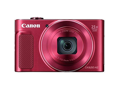 Canon PowerShot SX620 HS Digital Camera (Red)