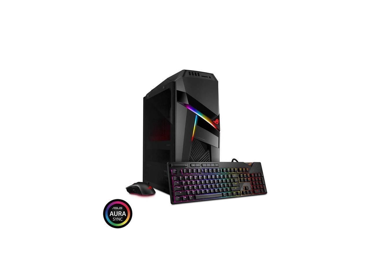 ASUS Desktop Computer GL12CX-DS781 Intel Core i7 9th Gen 9700K (3.60 GHz) 16 GB DDR4 1 TB HDD 512 GB SSD NVIDIA GeForce RTX 2080 Windows 10 Home 64-bit