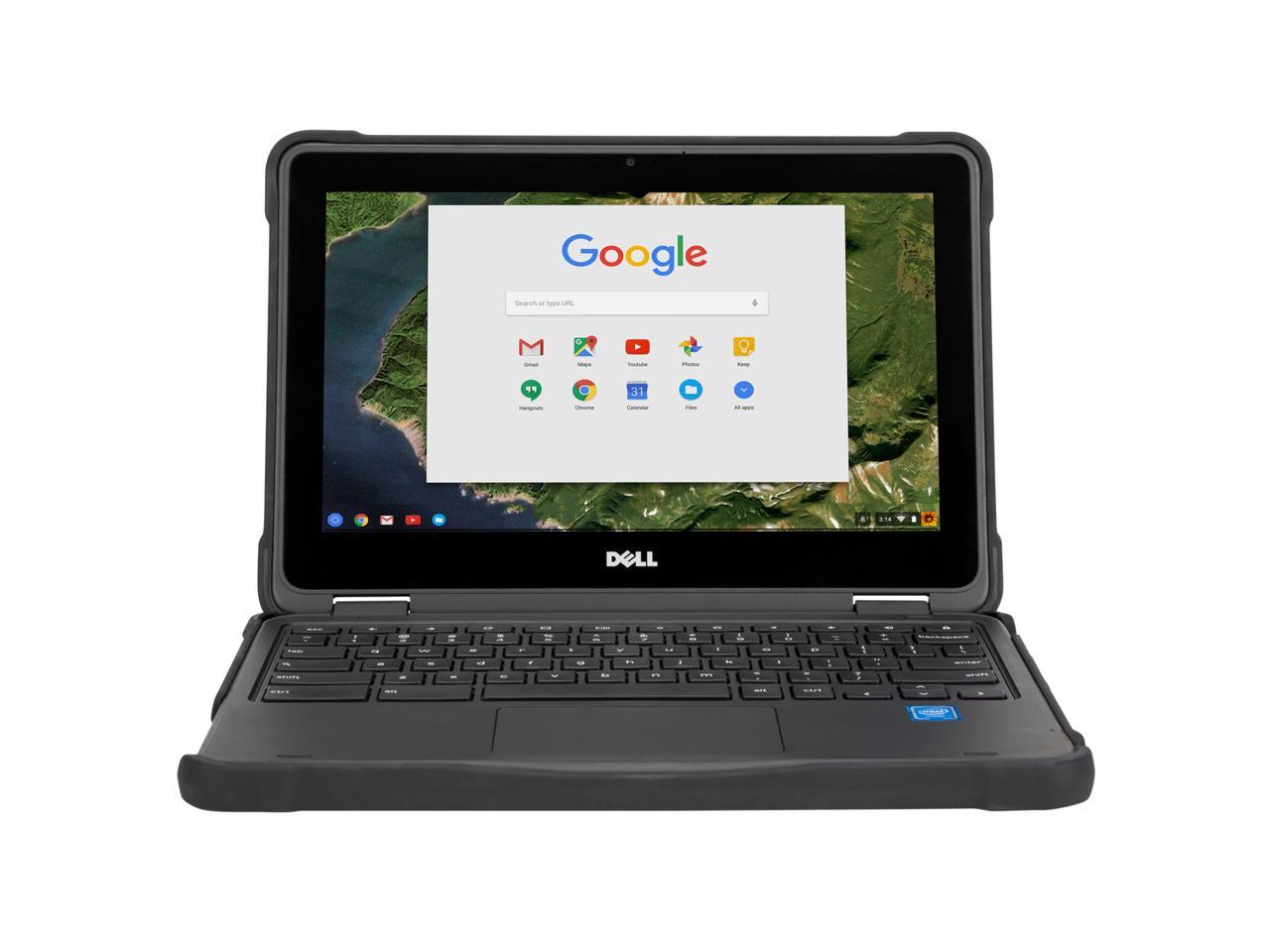 Targus THZ710GL Commercial-Grade Form-Fit 360 Degree Cover for Dell Chromebook 3189 11.6 inch Notebook - Black