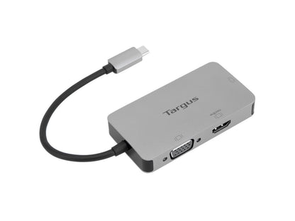 Targus Usb-C Single Video Adapter With 4K Hdmi/Dvi/ Vga