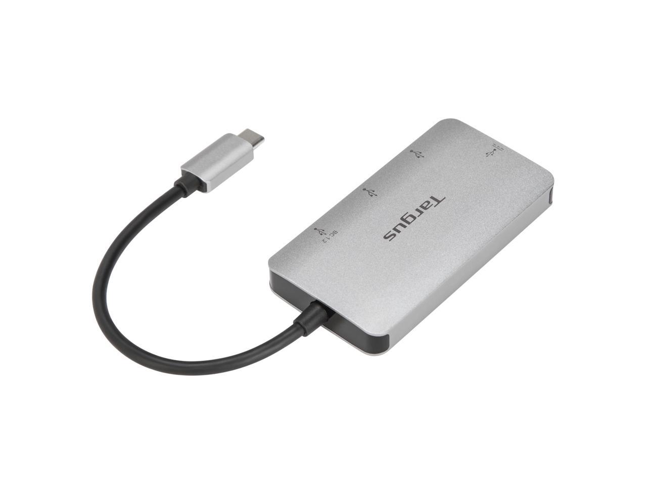Targus 4-Port Usb Hub With 100W Pd Pass-Thru