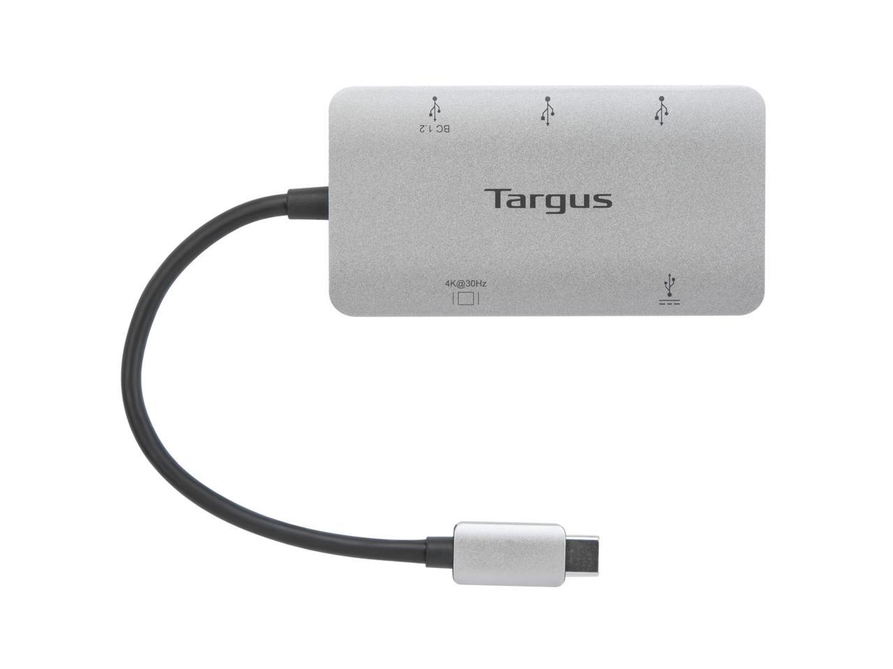 Targus Usb-C Multi-Port Single Video 4K Hdmi Adapter With 100W Pd Pass-Thru