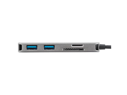 Targus USB-C Multi-Port Single Video Adapter and Card Reader with 100W PD Pass-Thru - ACA953USZ