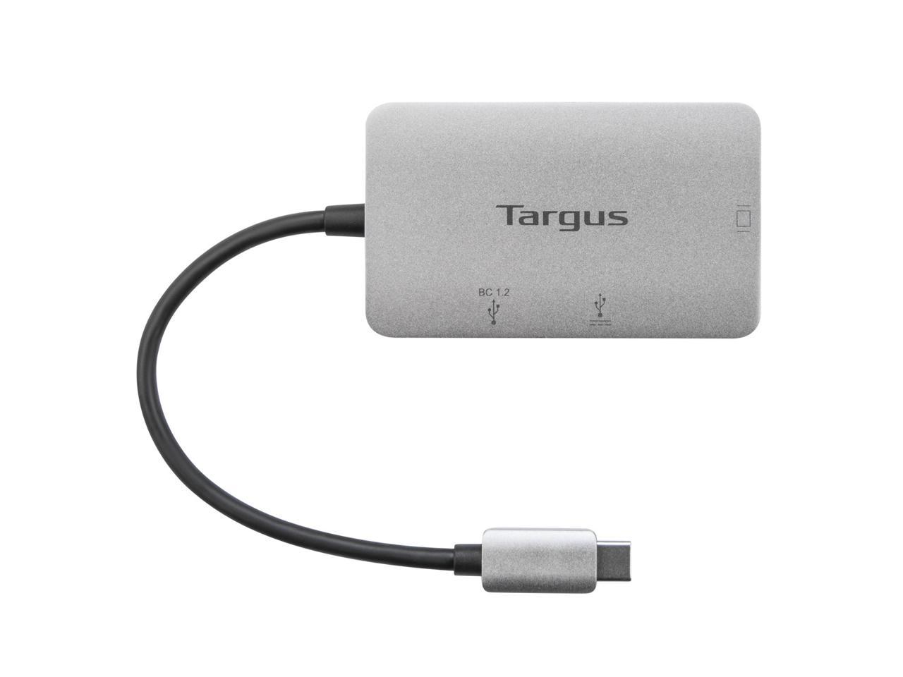 Targus Usb-C Multi-Port Single Video Vga Adapter With 100W Pd Pass-Thru