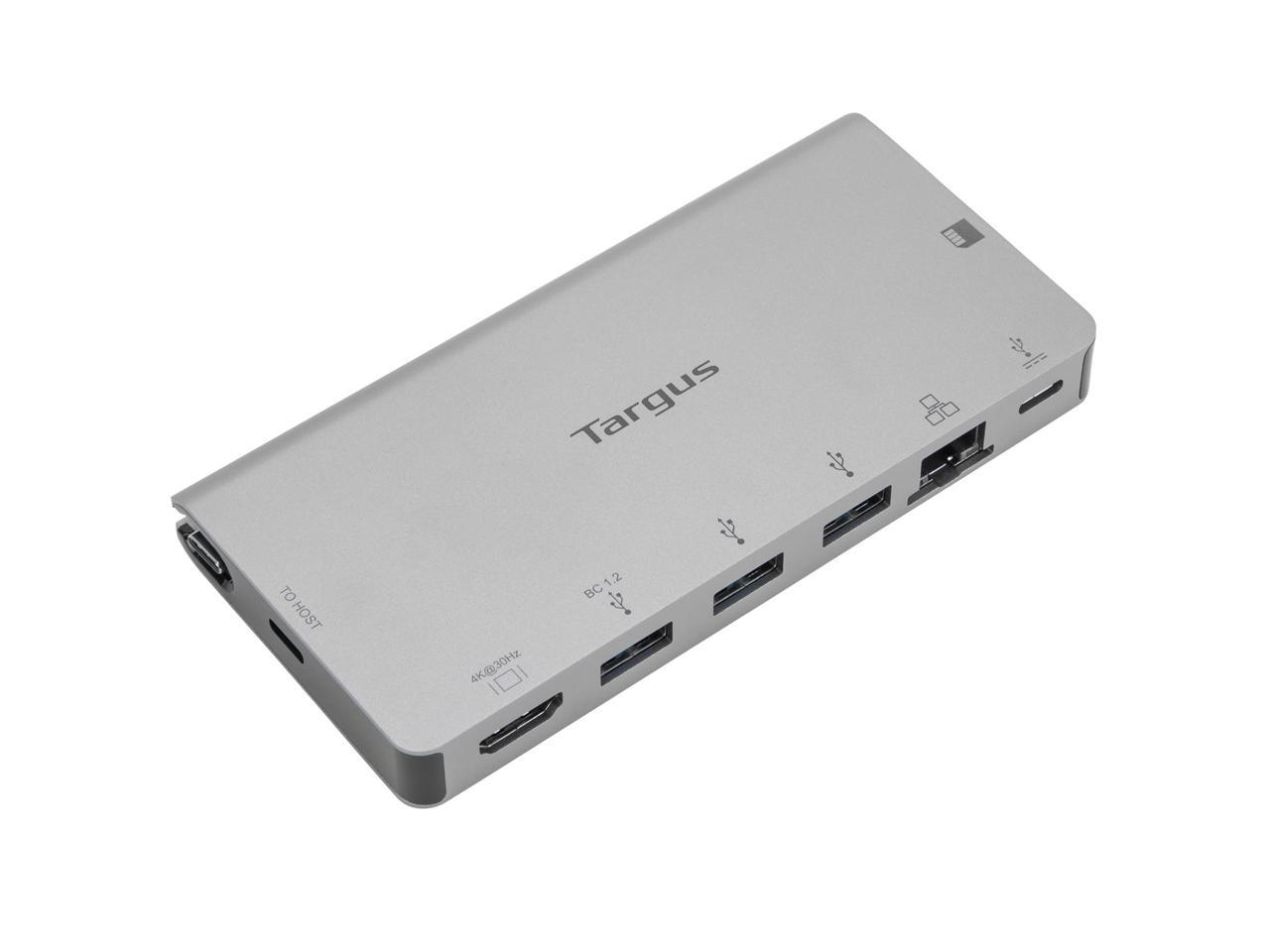 Targus USB-C DP Alt Mode Single Video 4K HDMI Docking Station with Card Reader, 100W PD Pass-Thru, and Removable USB-C Cable - DOCK414USZ