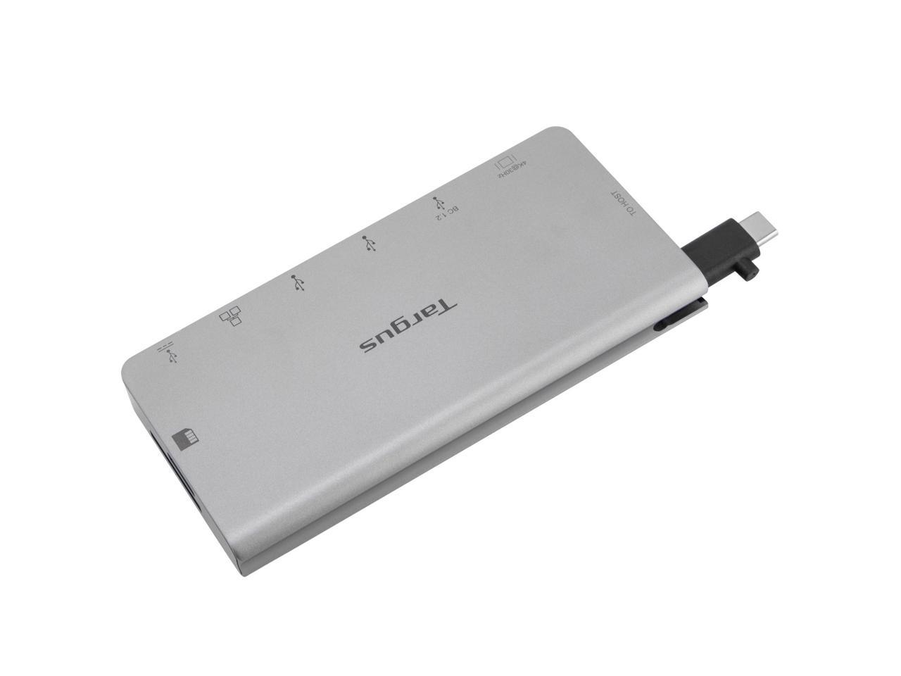 Targus USB-C DP Alt Mode Single Video 4K HDMI Docking Station with Card Reader, 100W PD Pass-Thru, and Removable USB-C Cable - DOCK414USZ