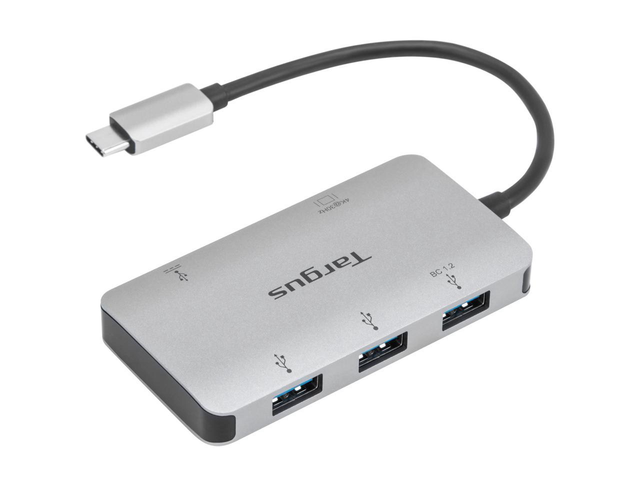 Targus Usb-C Multi-Port Single Video 4K Hdmi Adapter With 100W Pd Pass-Thru