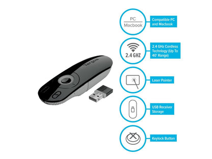 Targus Wireless USB Laser Presentation Remote - AMP13US