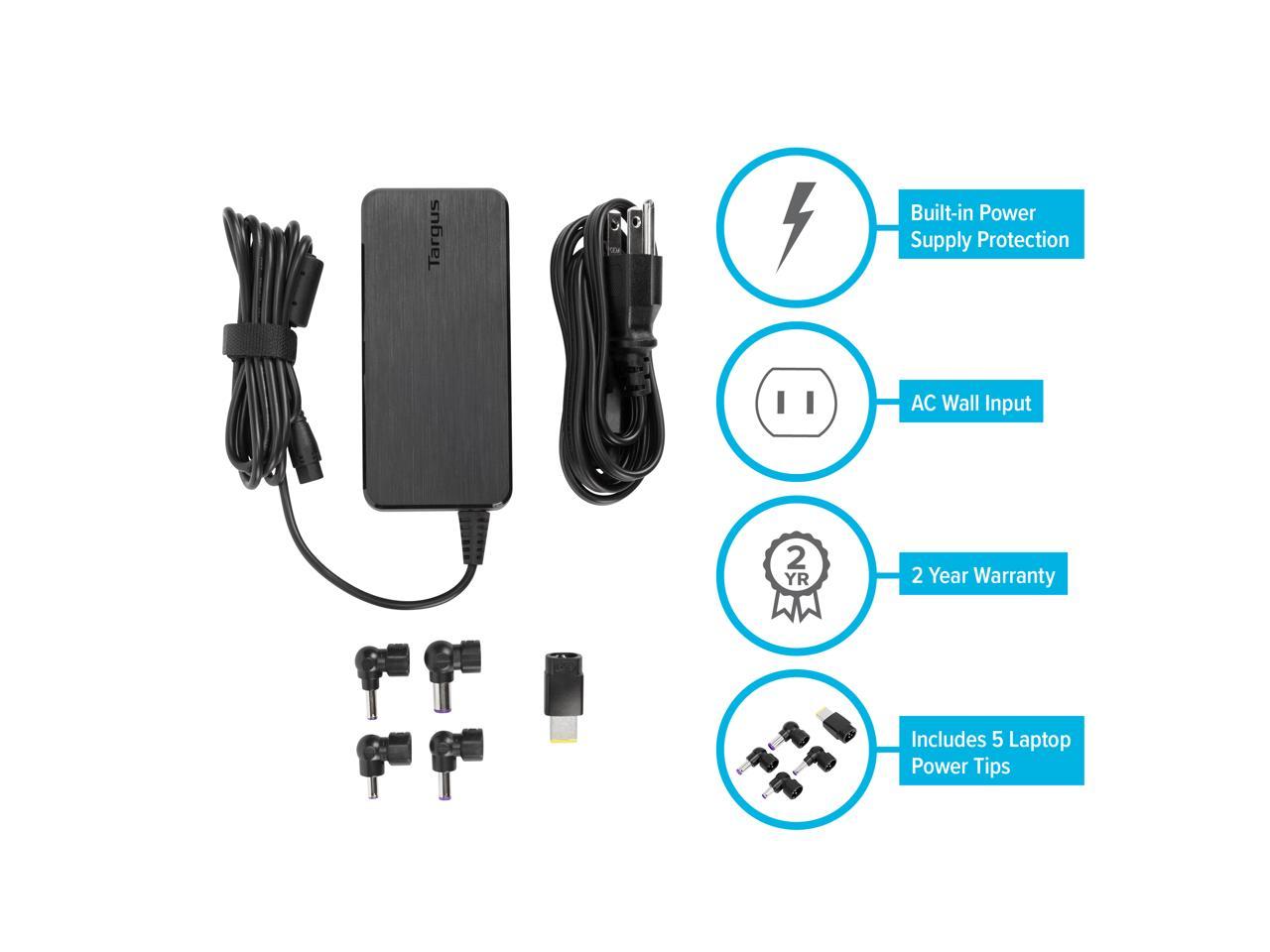 Targus 90W AC Universal Laptop Charger - APA31US