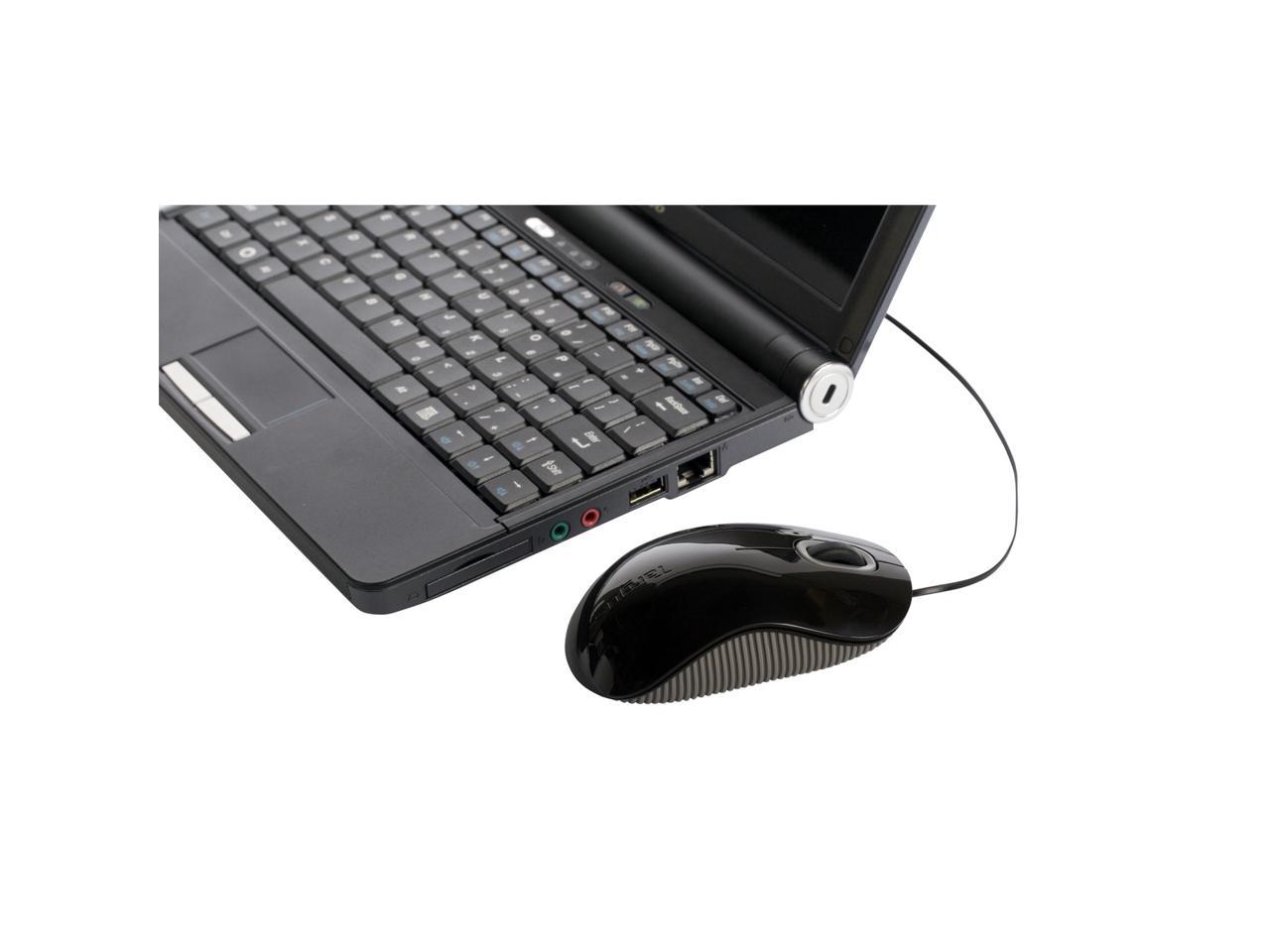 Targus Cord-Storing Optical Mouse - AMU76US