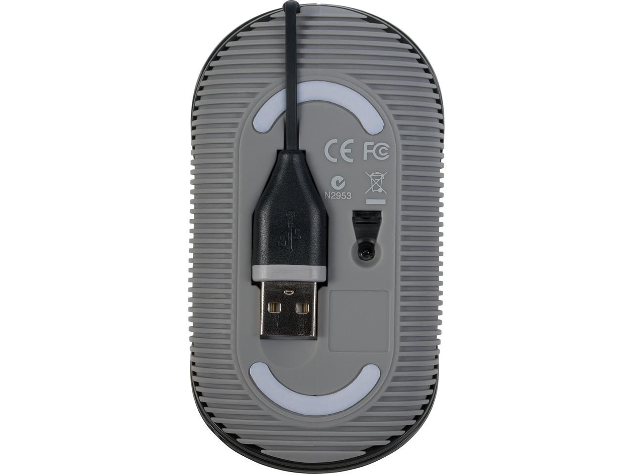 Targus Cord-Storing Optical Mouse - AMU76US