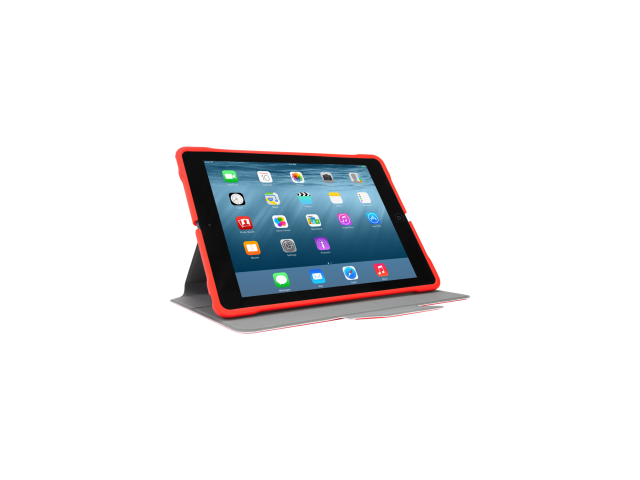 Targus 3D Protection THZ63503GL Carrying Case (Folio) for 9.7" Apple iPad Air iPad Air 2 iPad Pro Tablet - Red