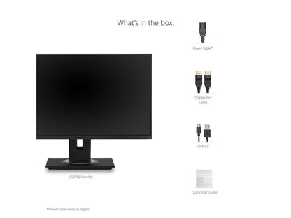 Viewsonic VG2755-2K 27" WQHD 2560x1440 5 ms WLED LCD IPS Monitor