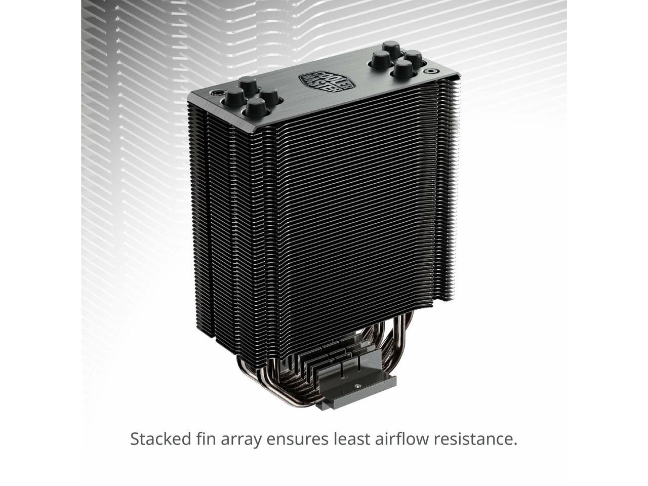 Cooler Master RR-212S-20PK-R1 Hyper 212 Black Edition CPU Air Cooler 4 Direct...