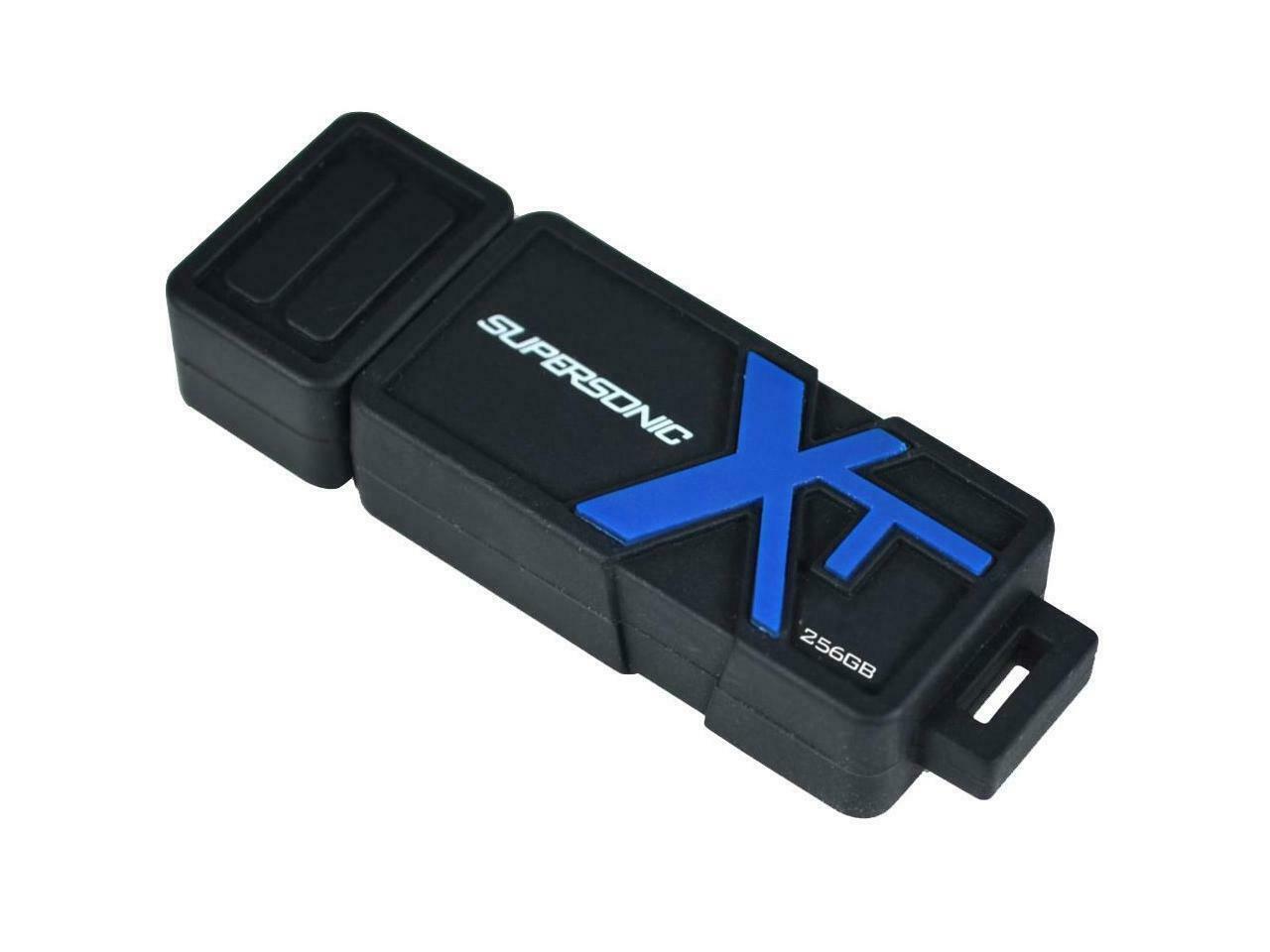 Patriot 256GB Supersonic Boost XT USB 3.0 Flash Drive, Speed Up to 150MB/s (PEF256GSBUSB)