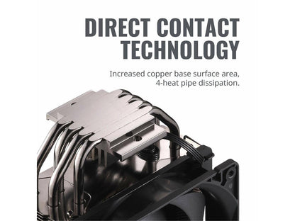 Cooler Master RR-212S-20PK-R1 Hyper 212 Black Edition CPU Air Cooler 4 Direct...