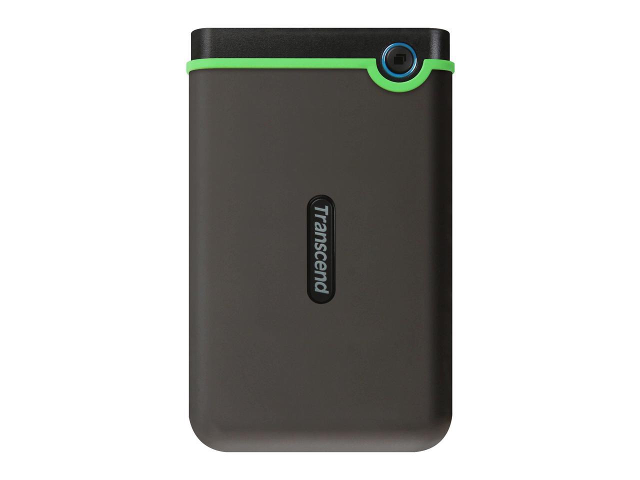 Transcend TS1TSJ25MC 1Tb Storejet2.5 Mc, Portable Hdd, Iron Gray