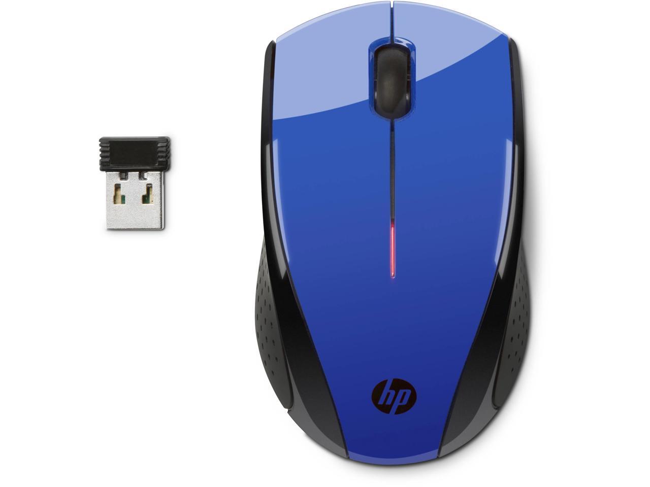 HP X3000 N4G63AA#ABA Blue 3 Buttons 1 x Wheel USB RF Wireless Optical Mouse
