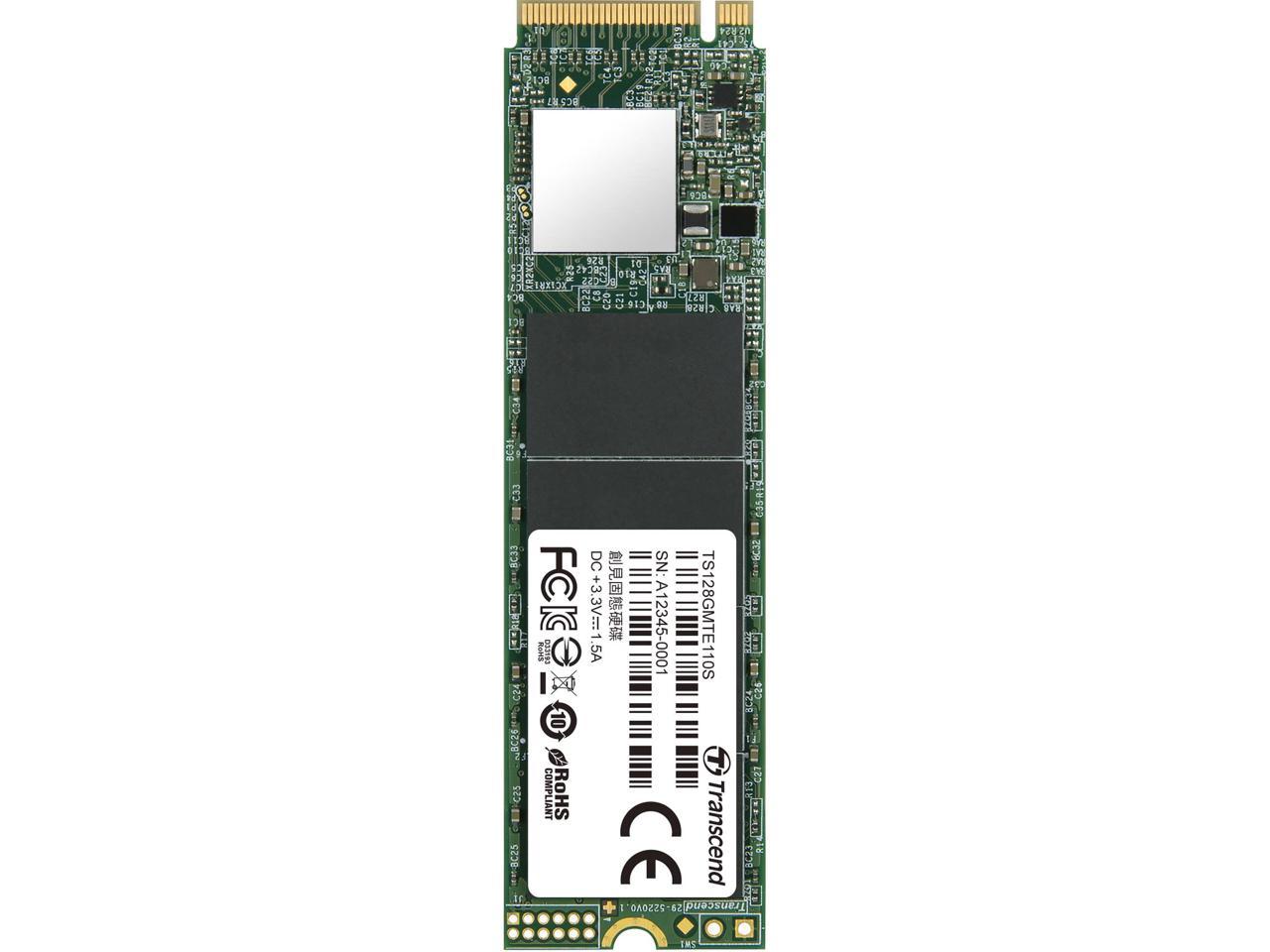 Transcend 128GB M.2 2280 PCIe Gen3X4 3D TLC Internal SSD