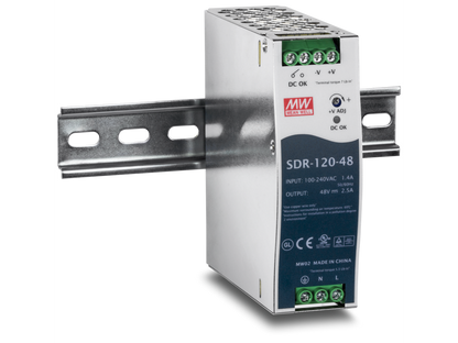 TRENDnet TI-S12048 DIN Rail 48V 120W Power Supply for TI-PG541