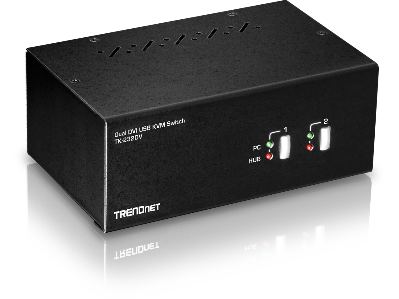 TRENDnet 2-Port Dual Monitor DVI KVM Switch TK232DV