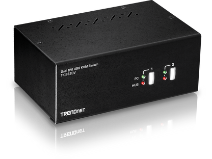 TRENDnet 2-Port Dual Monitor DVI KVM Switch TK232DV